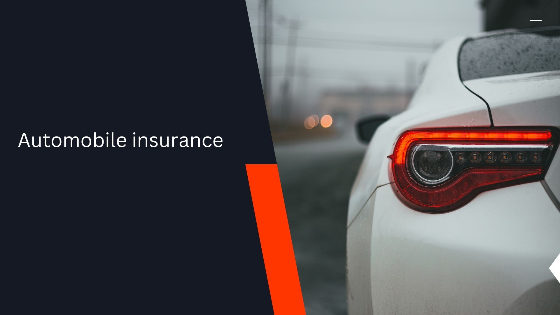 Automobile insurance